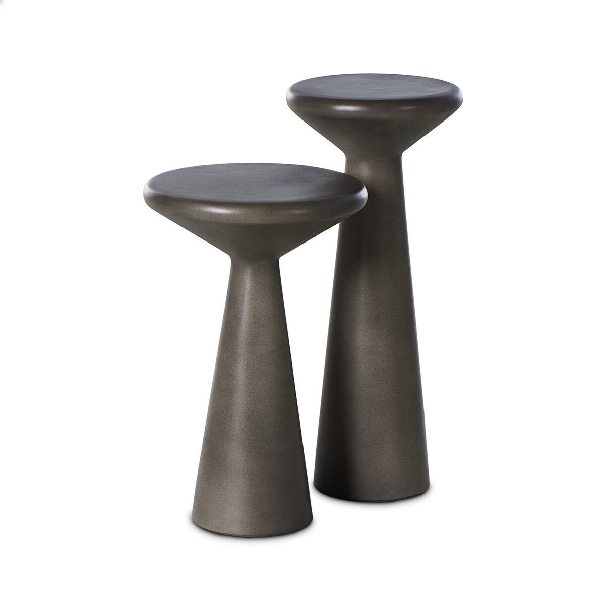 Ravine Concrete Accent Tables - Set of 2