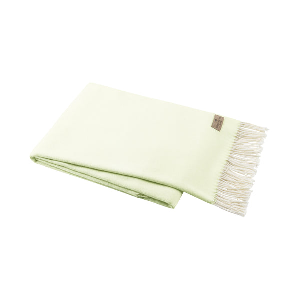 <font color="#ff0000">OPEN BOX</font><br> Italian Herringbone Throw Icy Lime