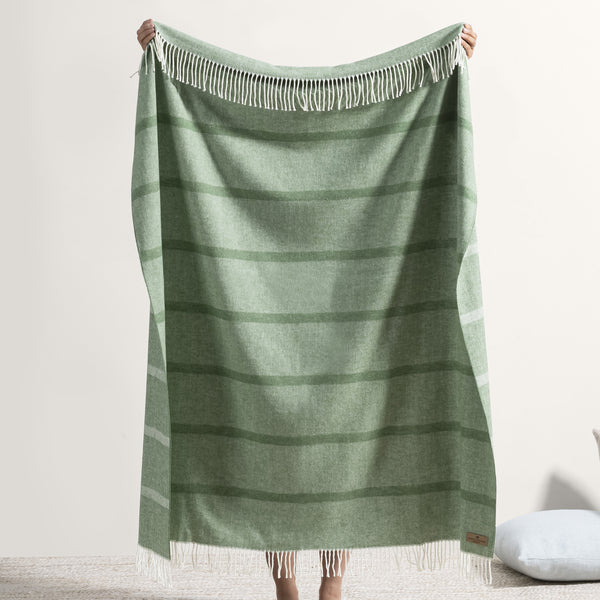 Montauk Stripe Herringbone Throw