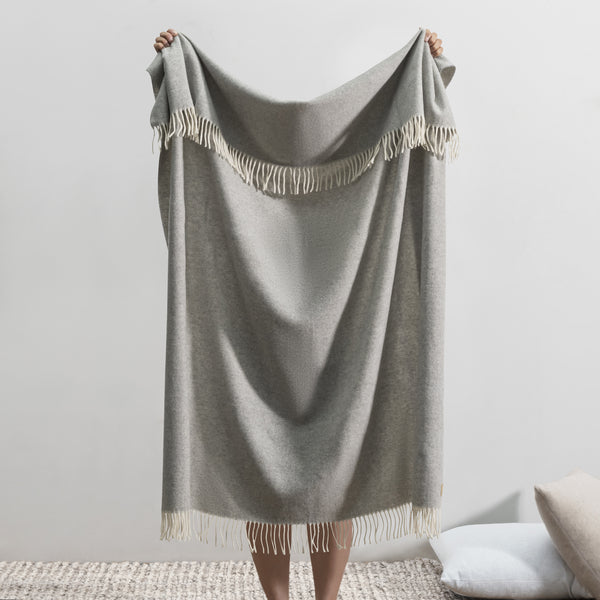 Herringbone Cashmere Throw