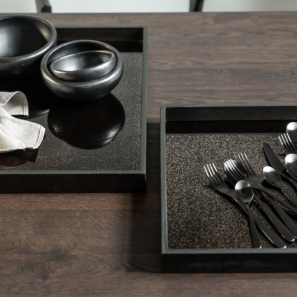 Bronze Square Large Mirror Tray Maker & Moss