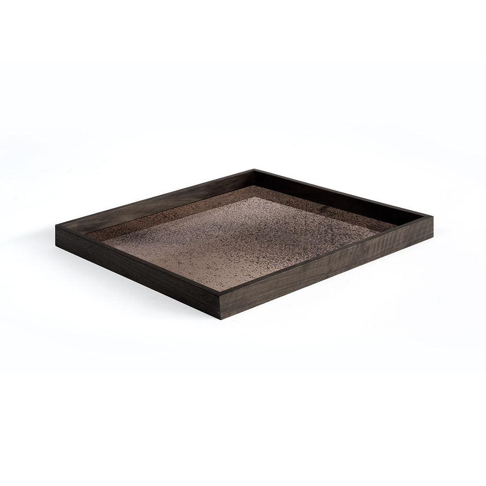 Bronze Square Large Mirror Tray Maker & Moss