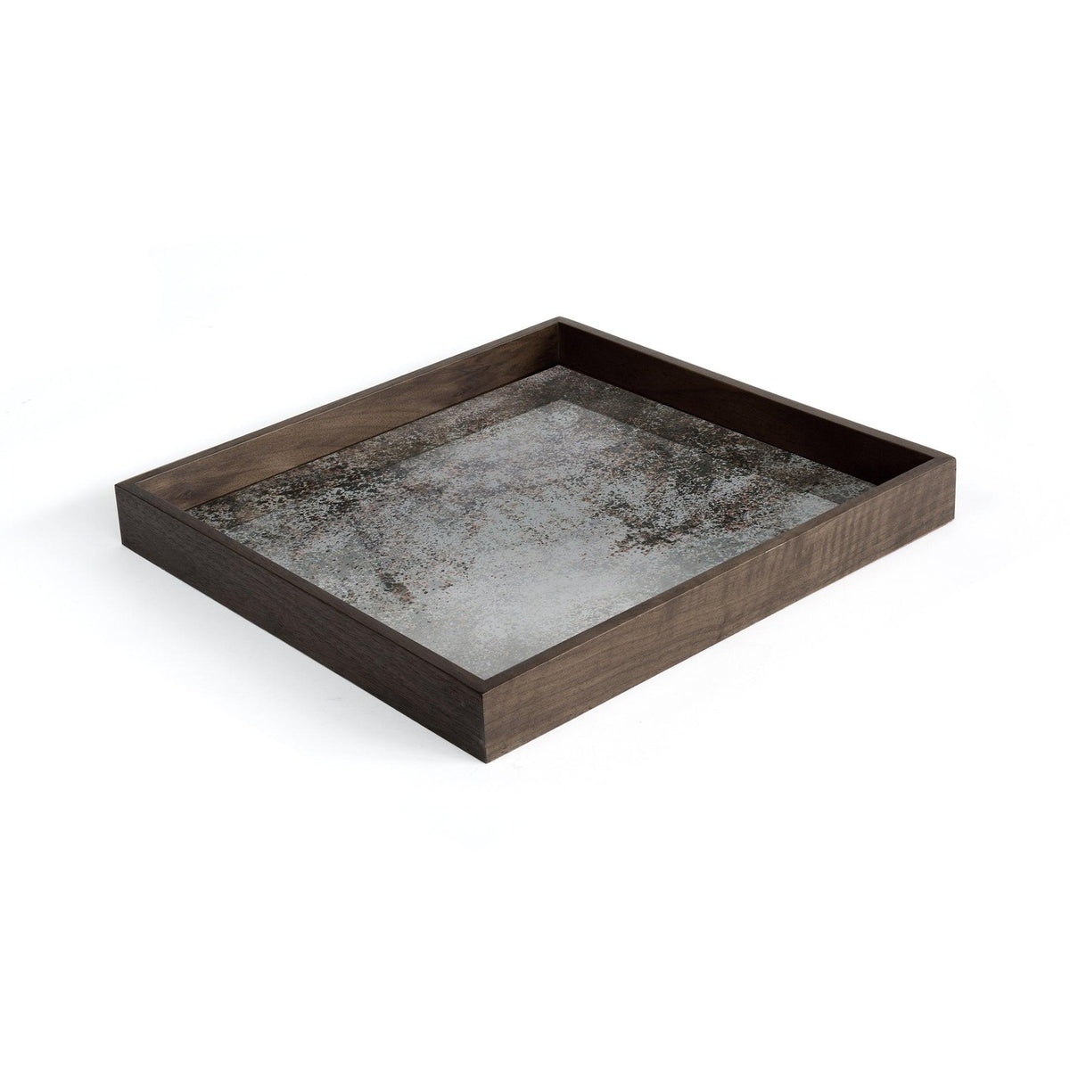 Clear Square Small Mirror Tray Maker & Moss