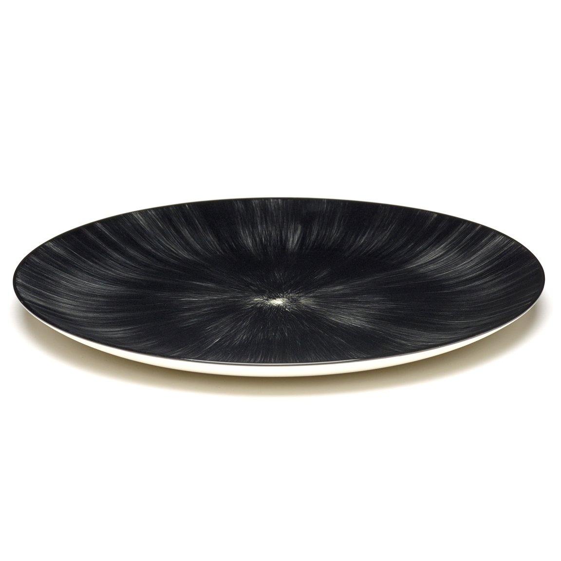 Serax TABLETOP - Dé White & Black Dinner Plate