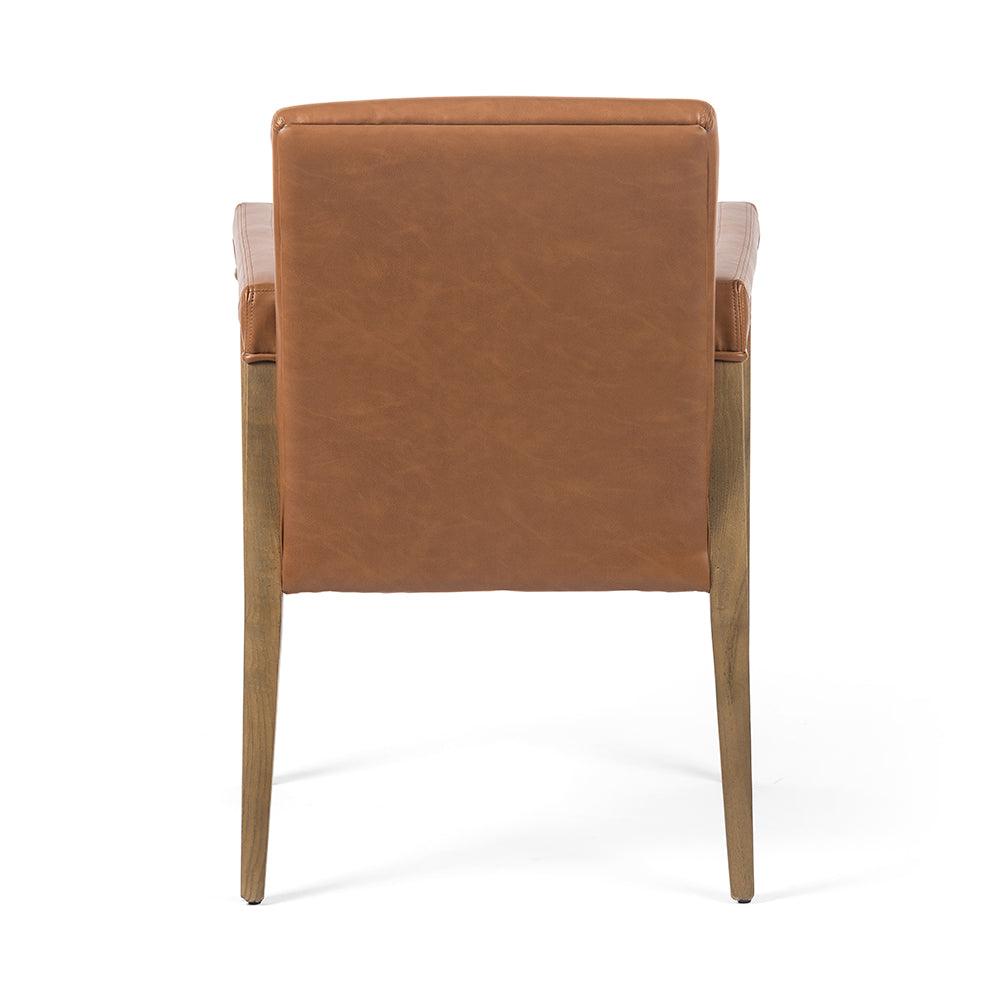 Four Hands FURNITURE - Reuben Faux Leather Dining Chair