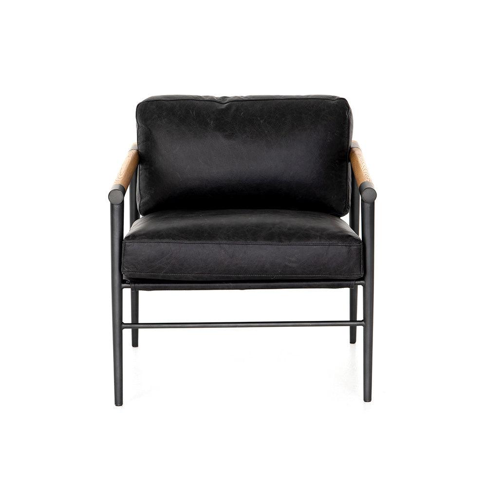 Four Hands FURNITURE - Robert Leather Lounge Chair