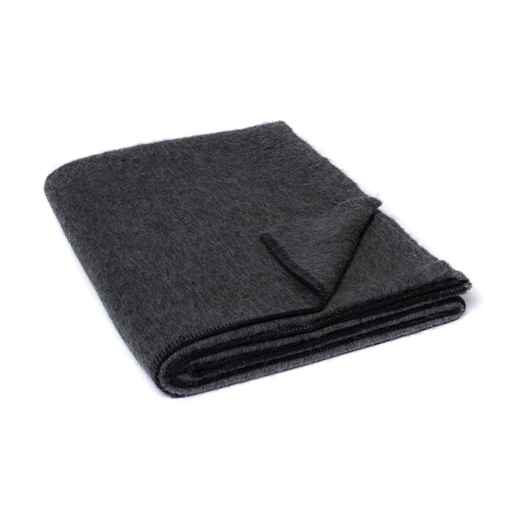 BLACKSAW TEXTILES - The Siempre Recycled Blanket - Speakeasy Charcoal