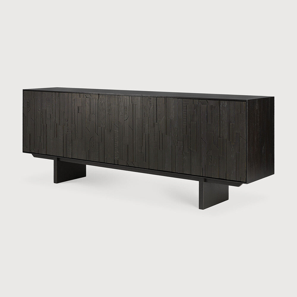 Teak Mosaic Sideboard