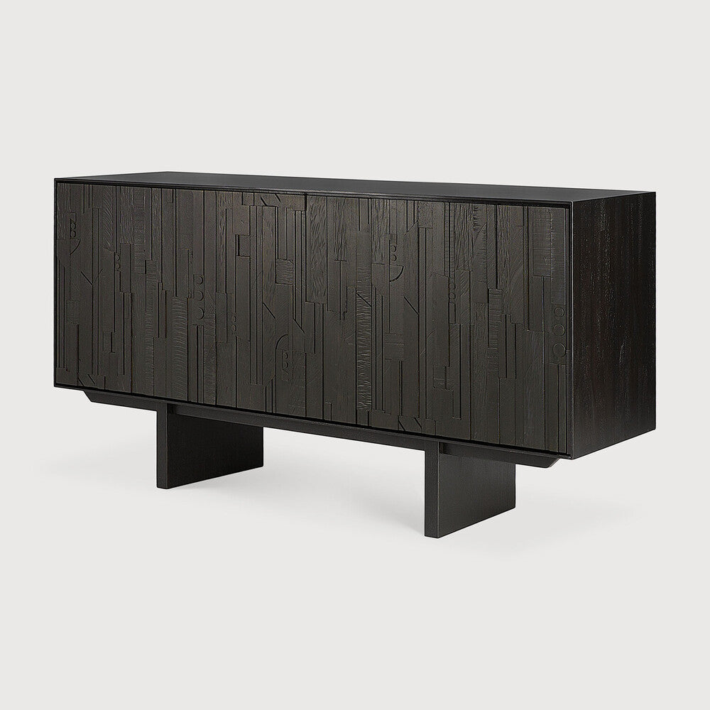 Teak Mosaic Sideboard