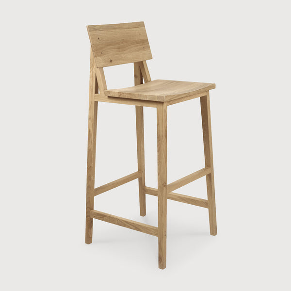 N4 Bar Stool - Varnished