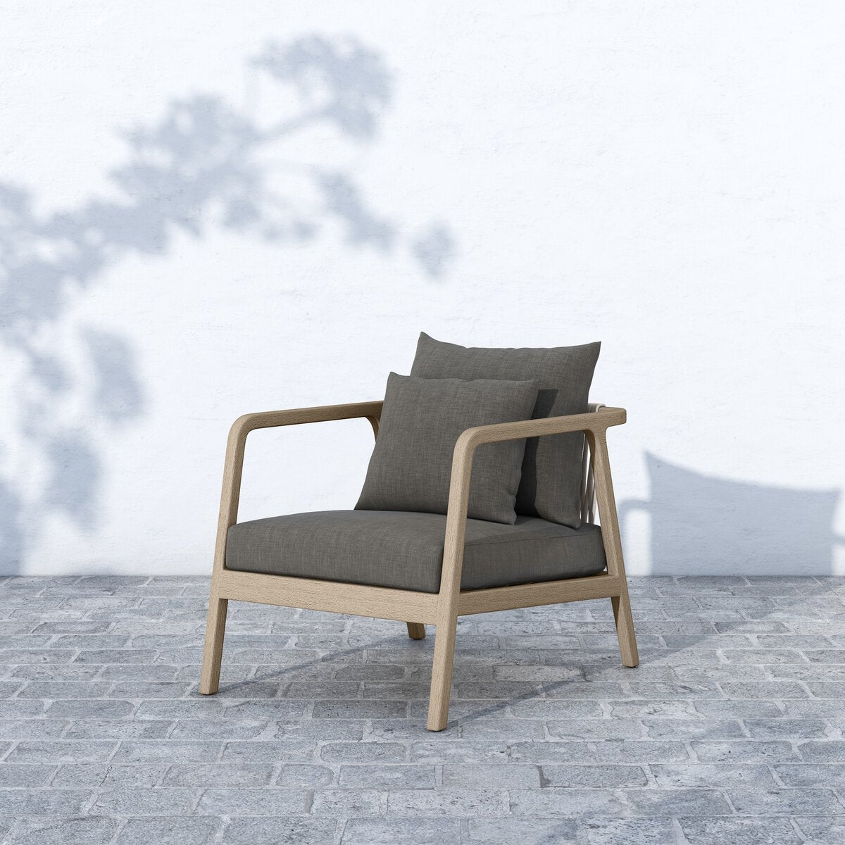 Numa Outdoor Chair - Washed Brown