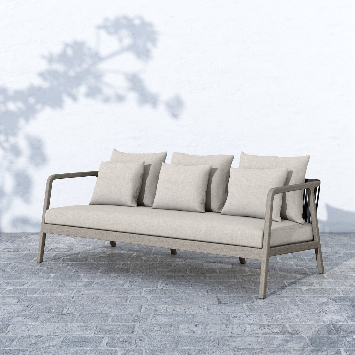 Numa Outdoor Sofa - Weathered Grey