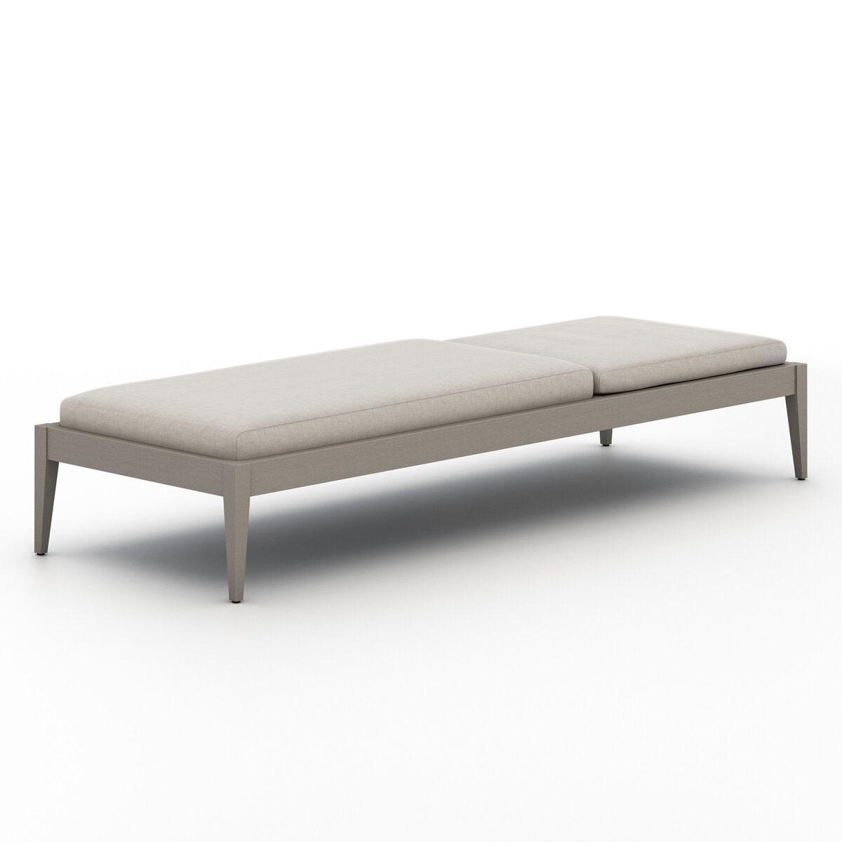 Sherwood Outdoor Chaise, Weathered Grey