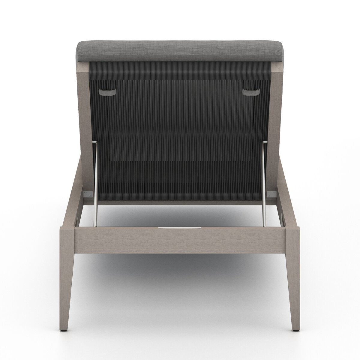 Sherwood Outdoor Chaise, Weathered Grey