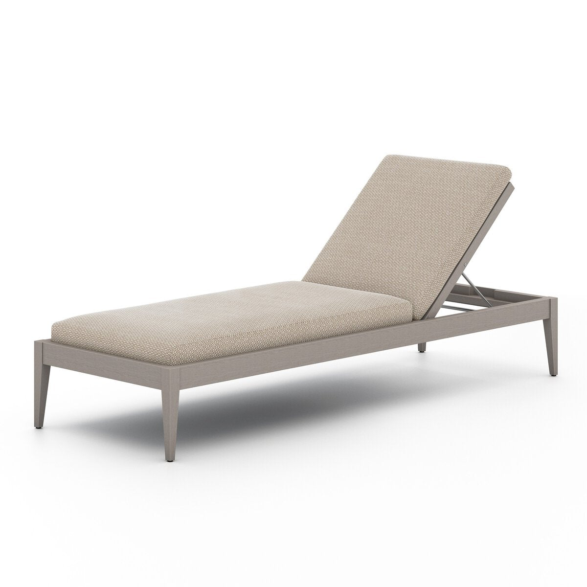 Sherwood Outdoor Chaise, Weathered Grey