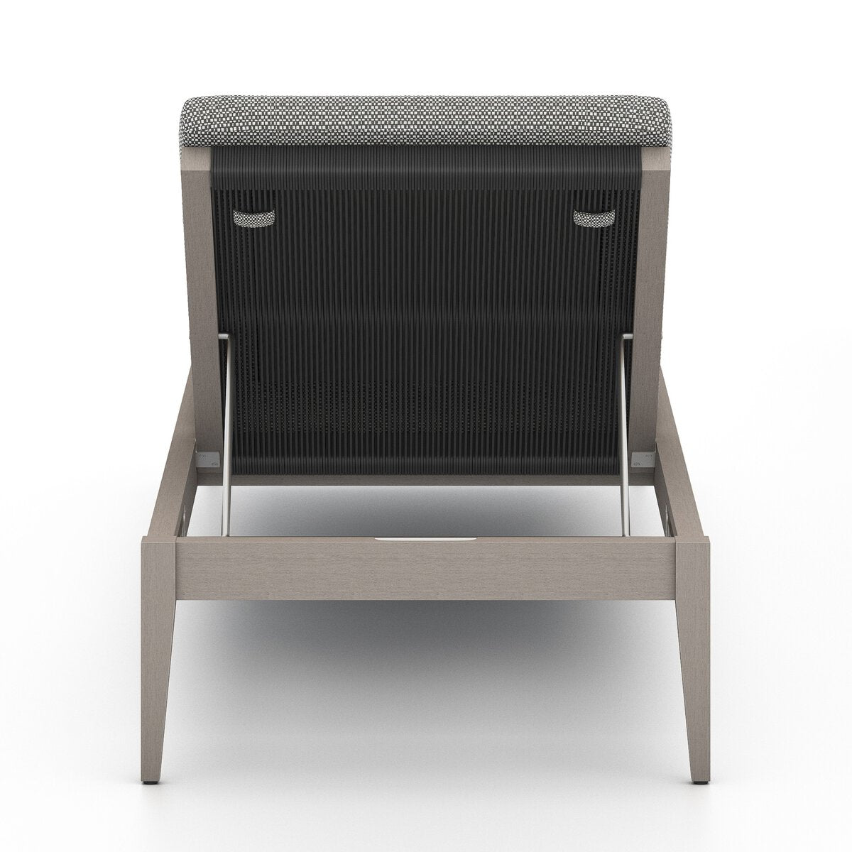 Sherwood Outdoor Chaise, Weathered Grey