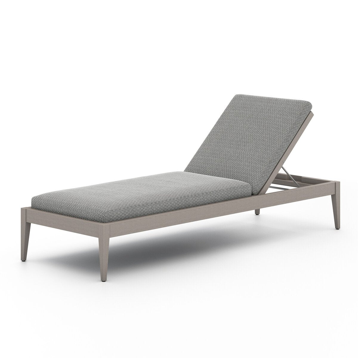 Sherwood Outdoor Chaise, Weathered Grey