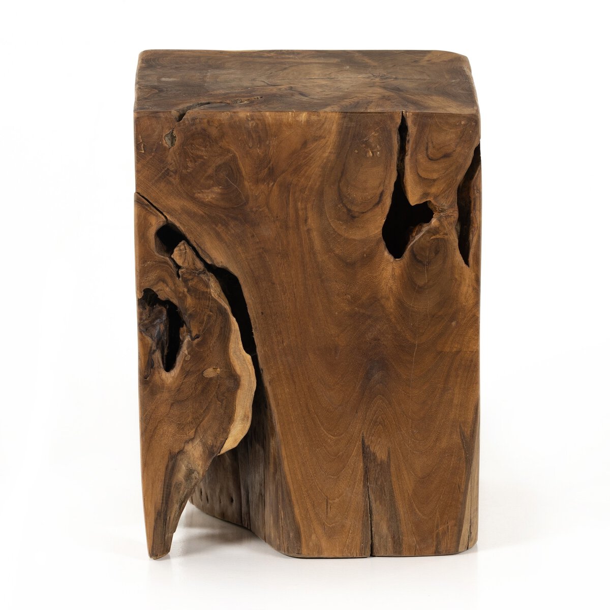 Teak Square Stool