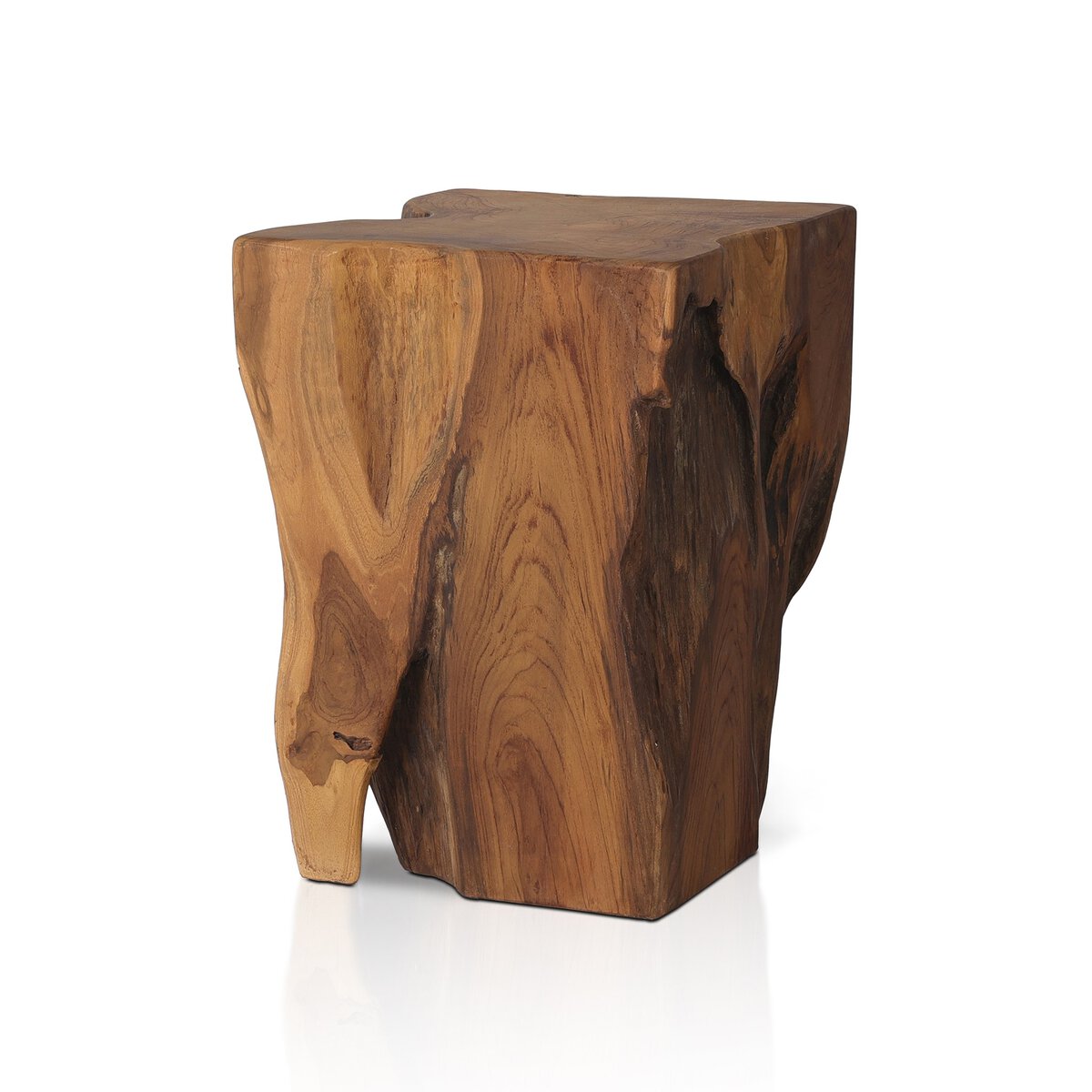 Teak Square Stool