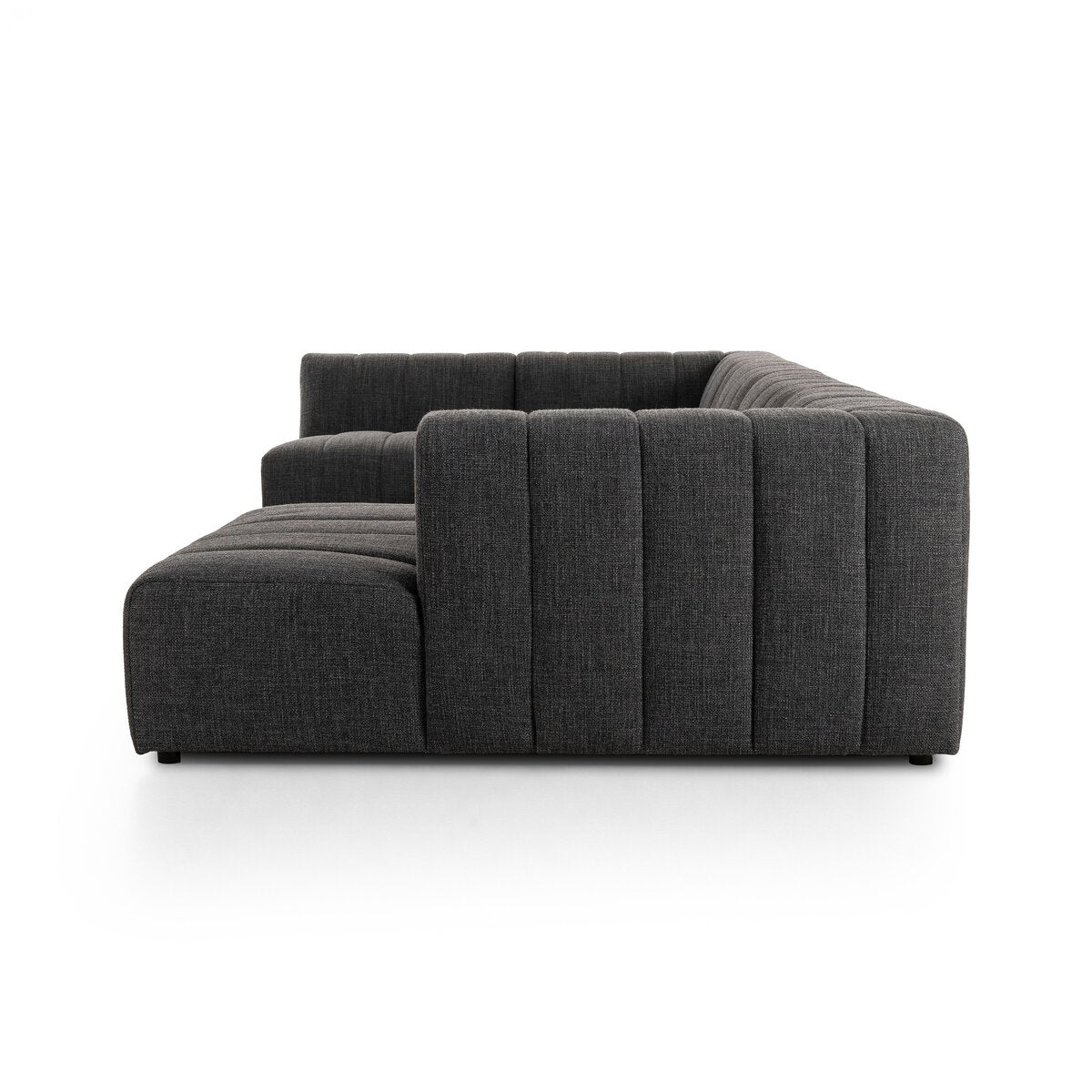 Langham Channeled 5 Pc Sectional W/ Raf Chaise