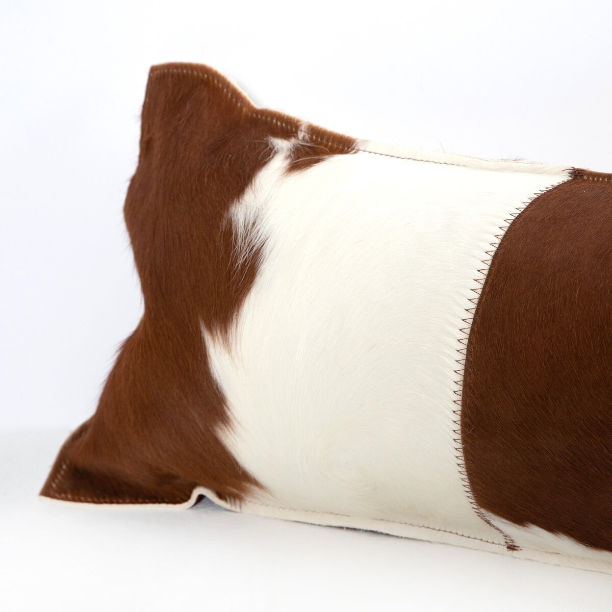 Modern Cowhide Lumbar Pillow