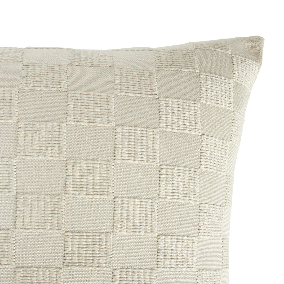 Handwoven Checked Pillow