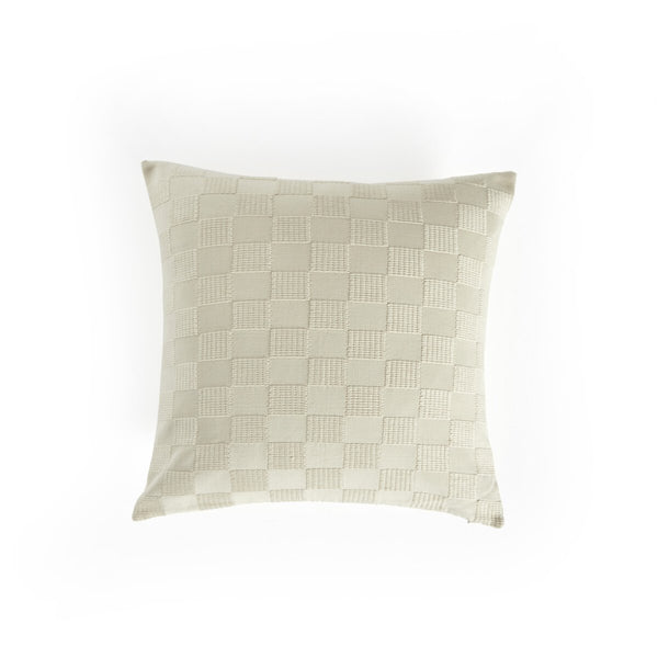 Handwoven Checked Pillow