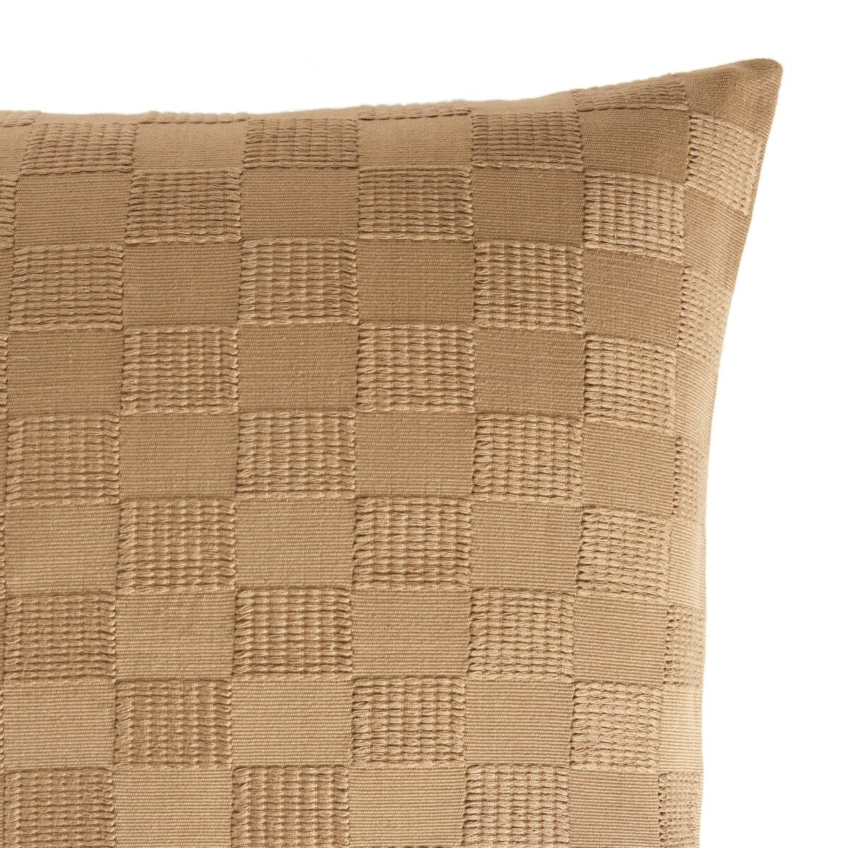 Handwoven Checked Pillow