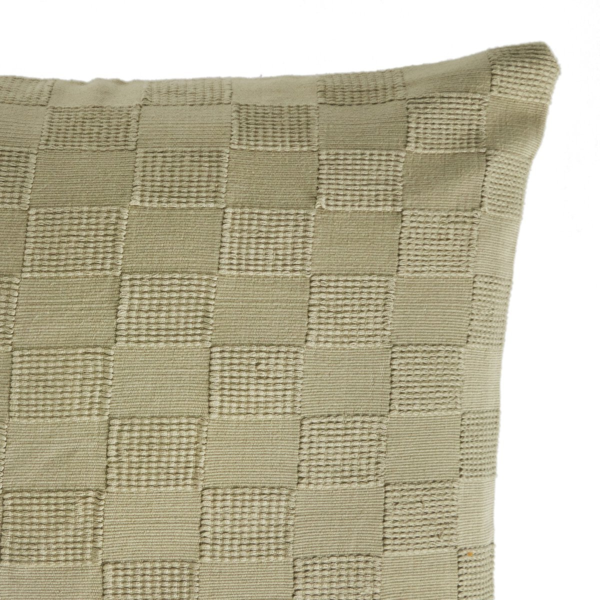 Handwoven Checked Pillow