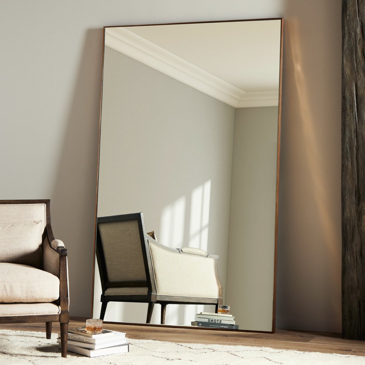 Georgina Rectangle Floor Mirror