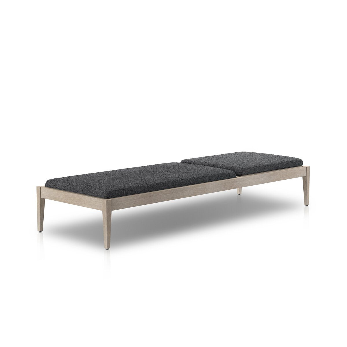 Sherwood Outdoor Chaise, Weathered Grey