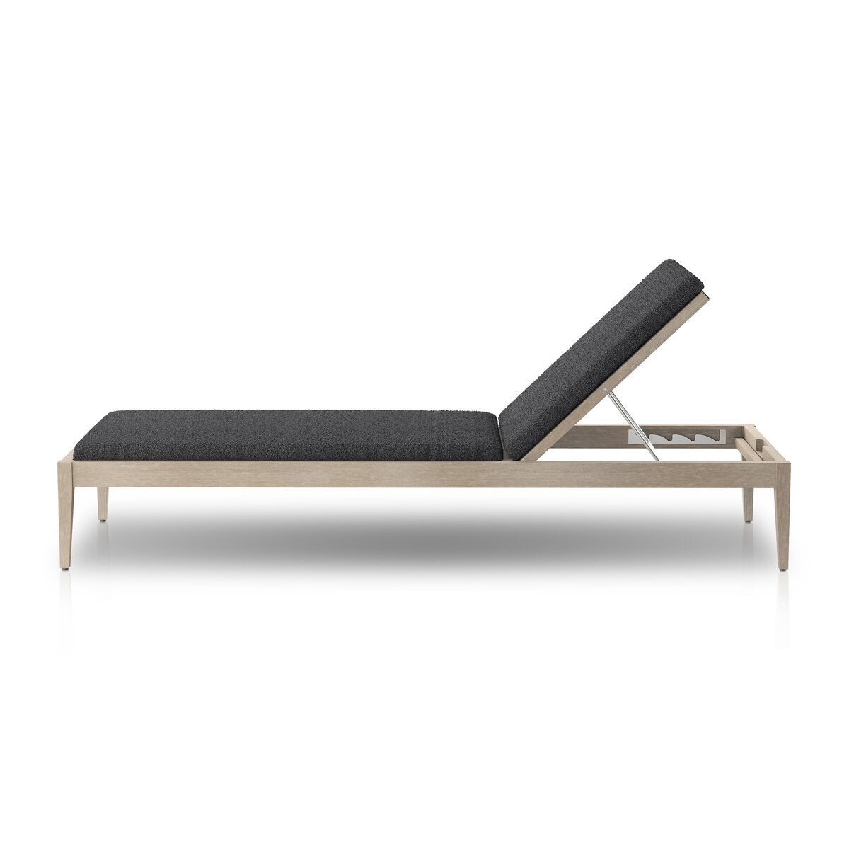 Sherwood Outdoor Chaise, Weathered Grey