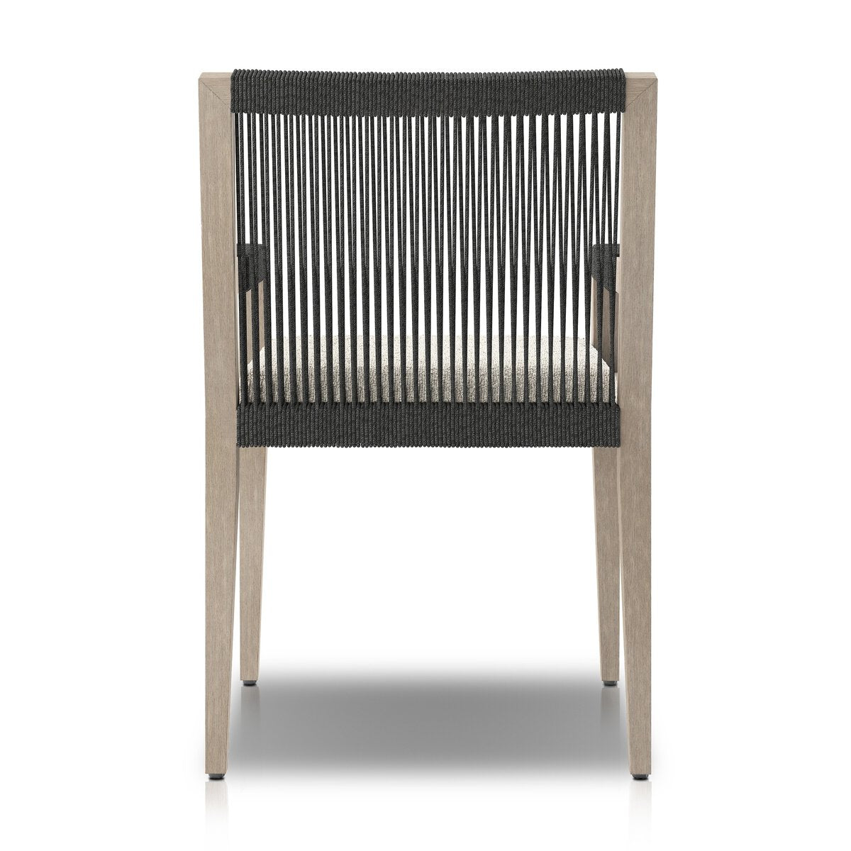 Sherwood Outdoor Dining Armchair, Weathered Grey