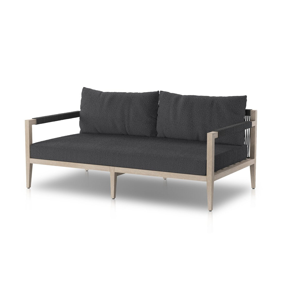 Sherwood Outdoor Sofa, Weathered Grey