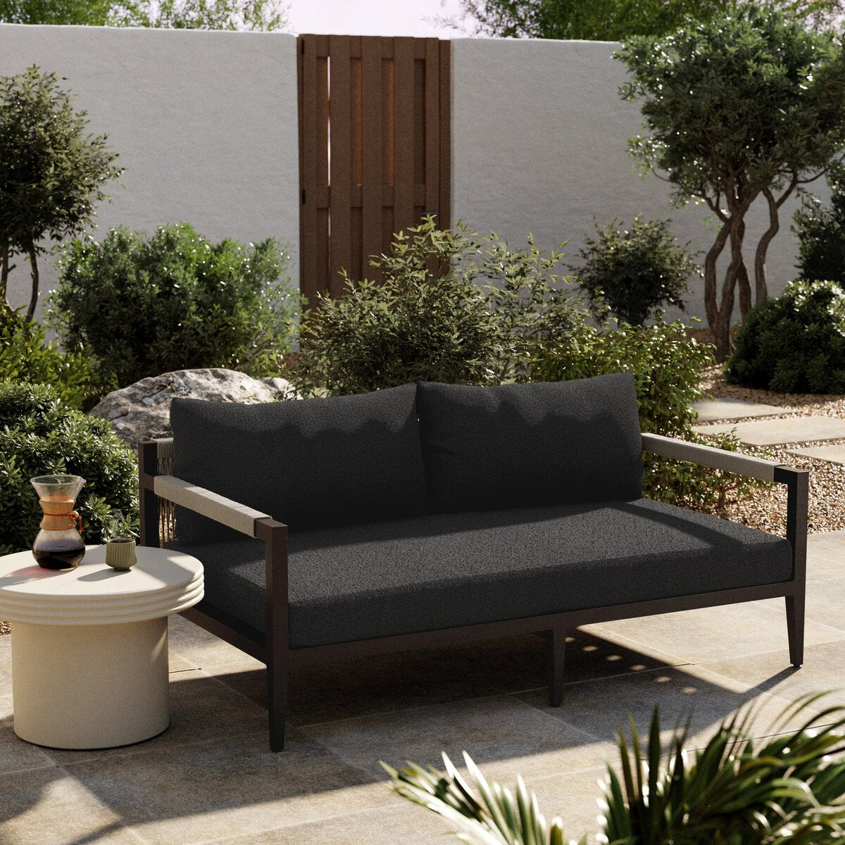 Sherwood Outdoor Sofa, Bronze