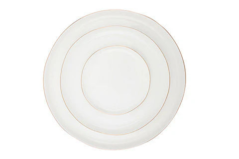 Abbesses Porcelain Salad Plate, Set of 4