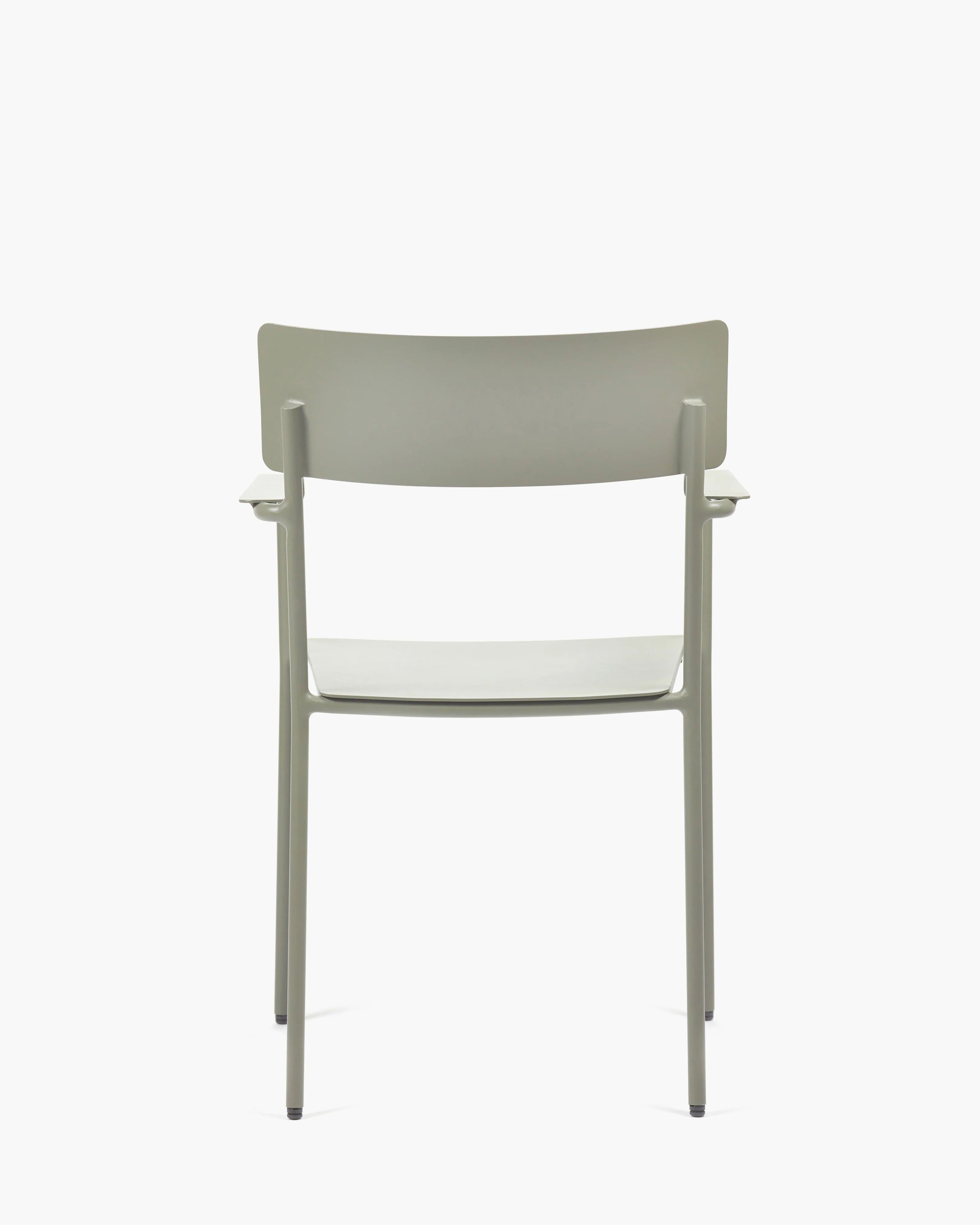 August Aluminum Armchair