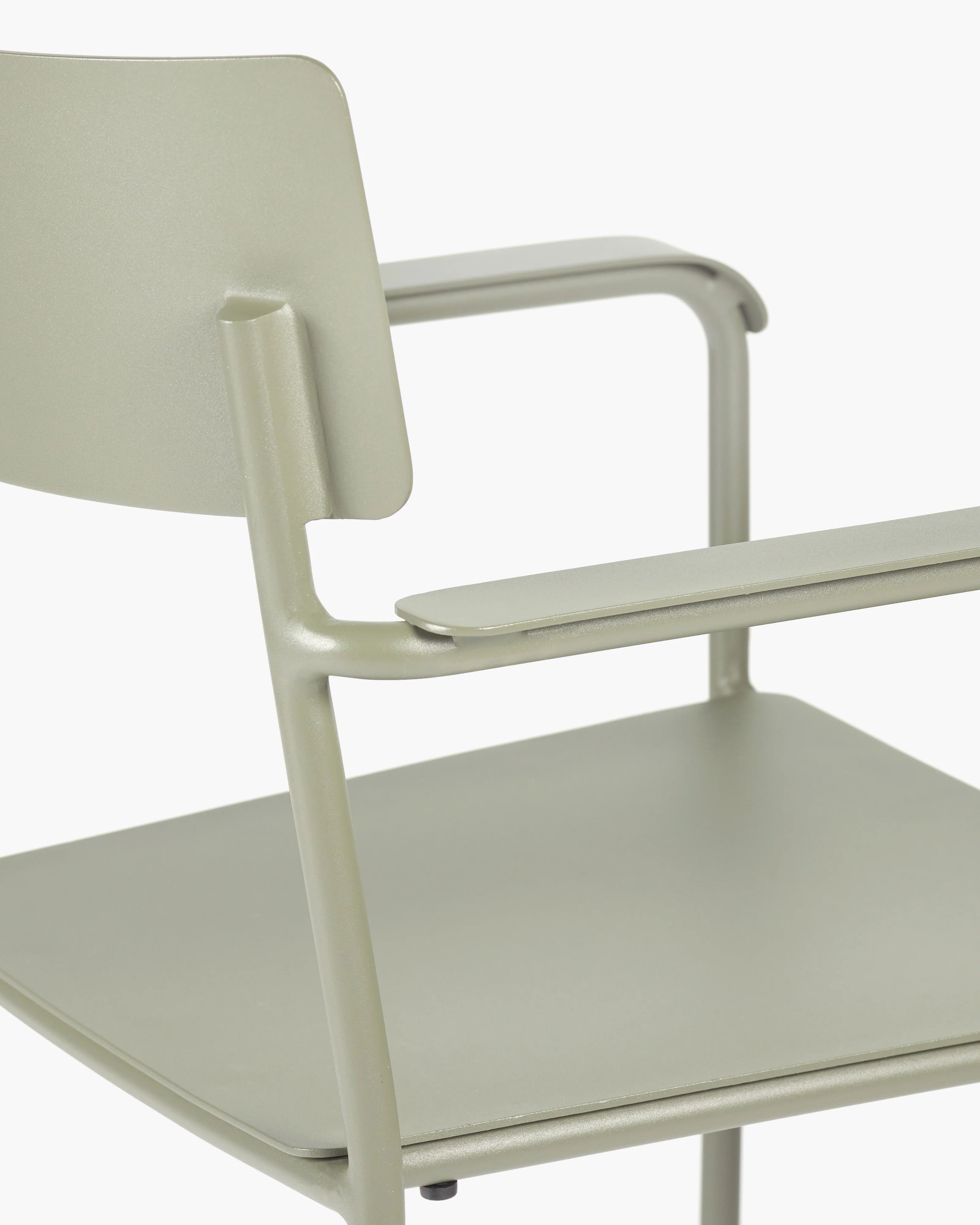 August Aluminum Armchair