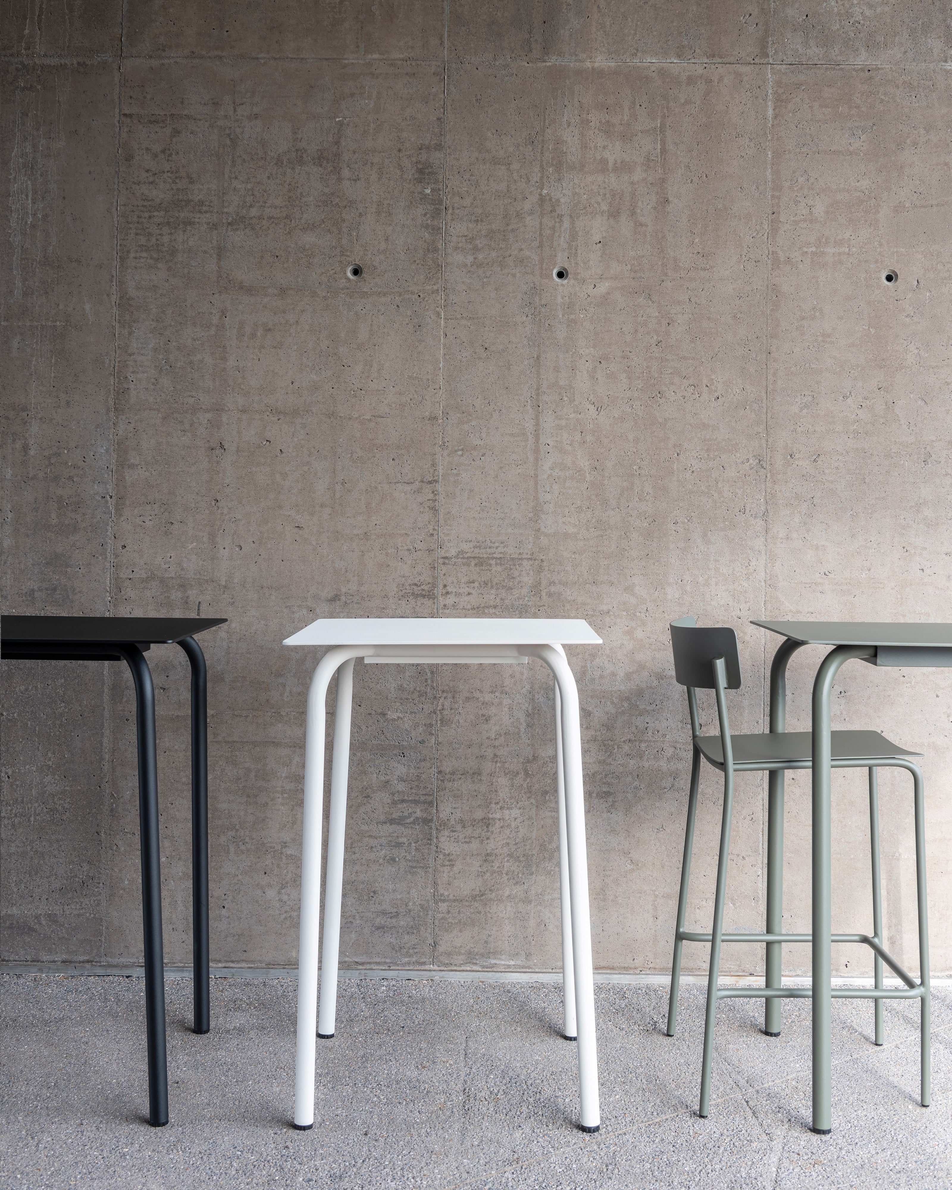 August Aluminum Bar Stool