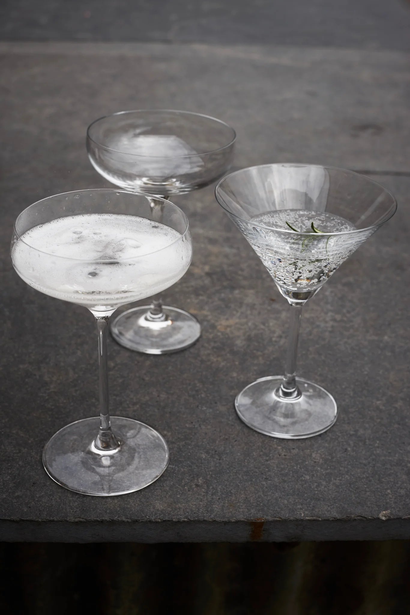 Canvas Home Champagne Coupe Stemware Set