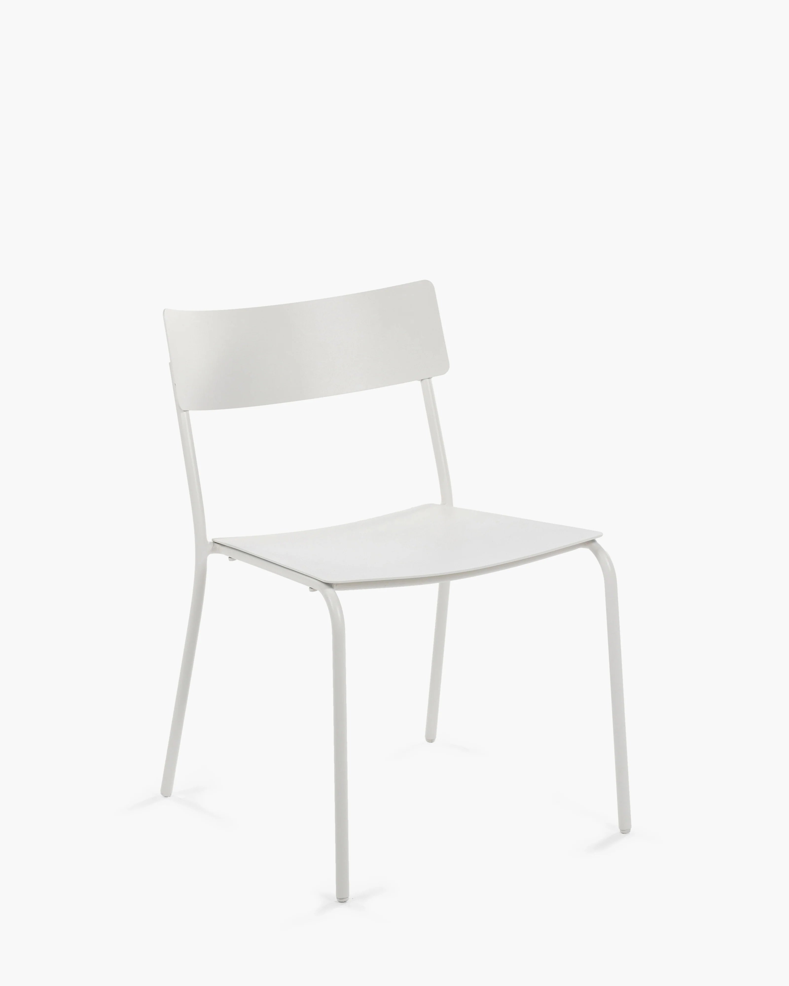 August Aluminum Chair Without Armrests