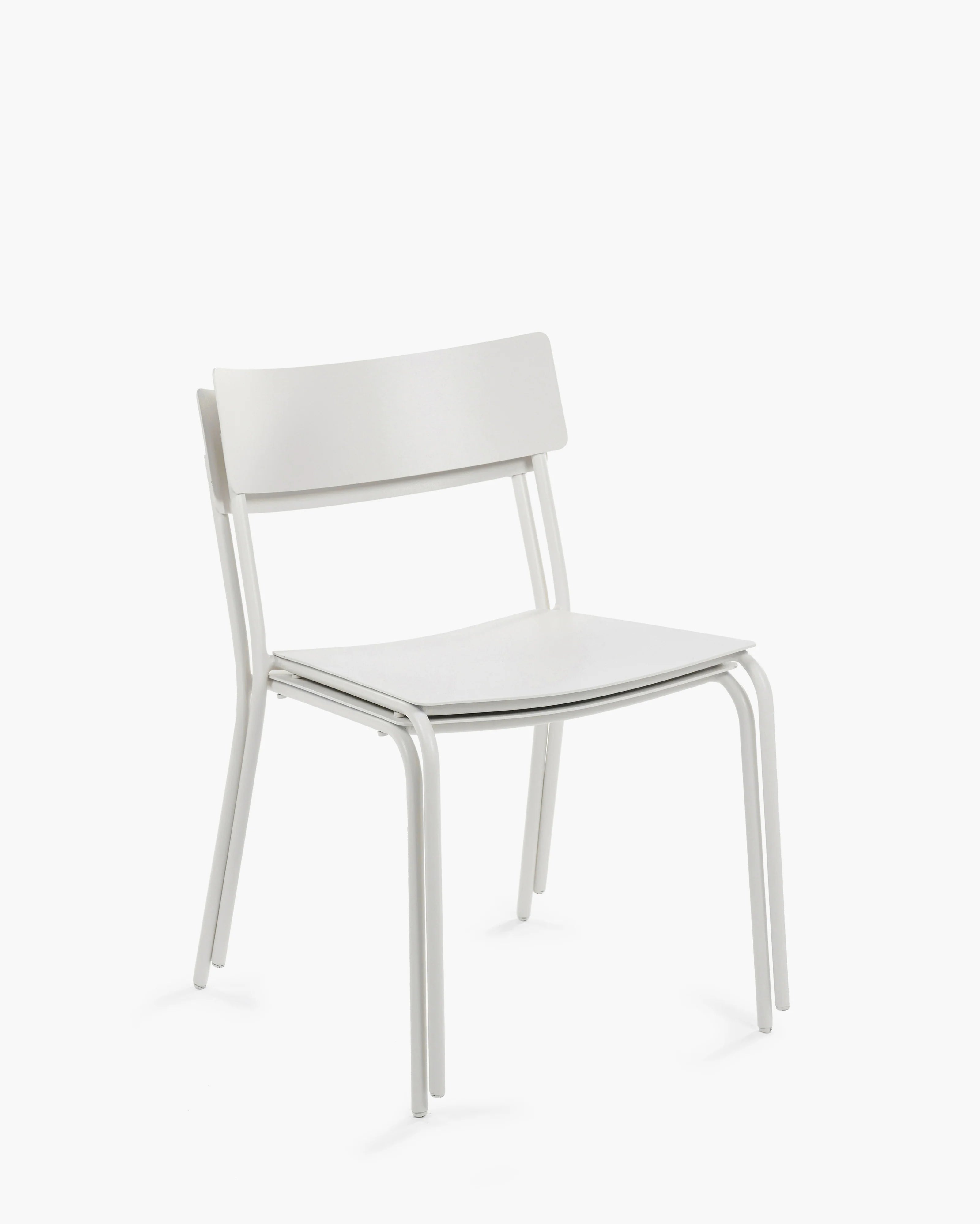 August Aluminum Chair Without Armrests