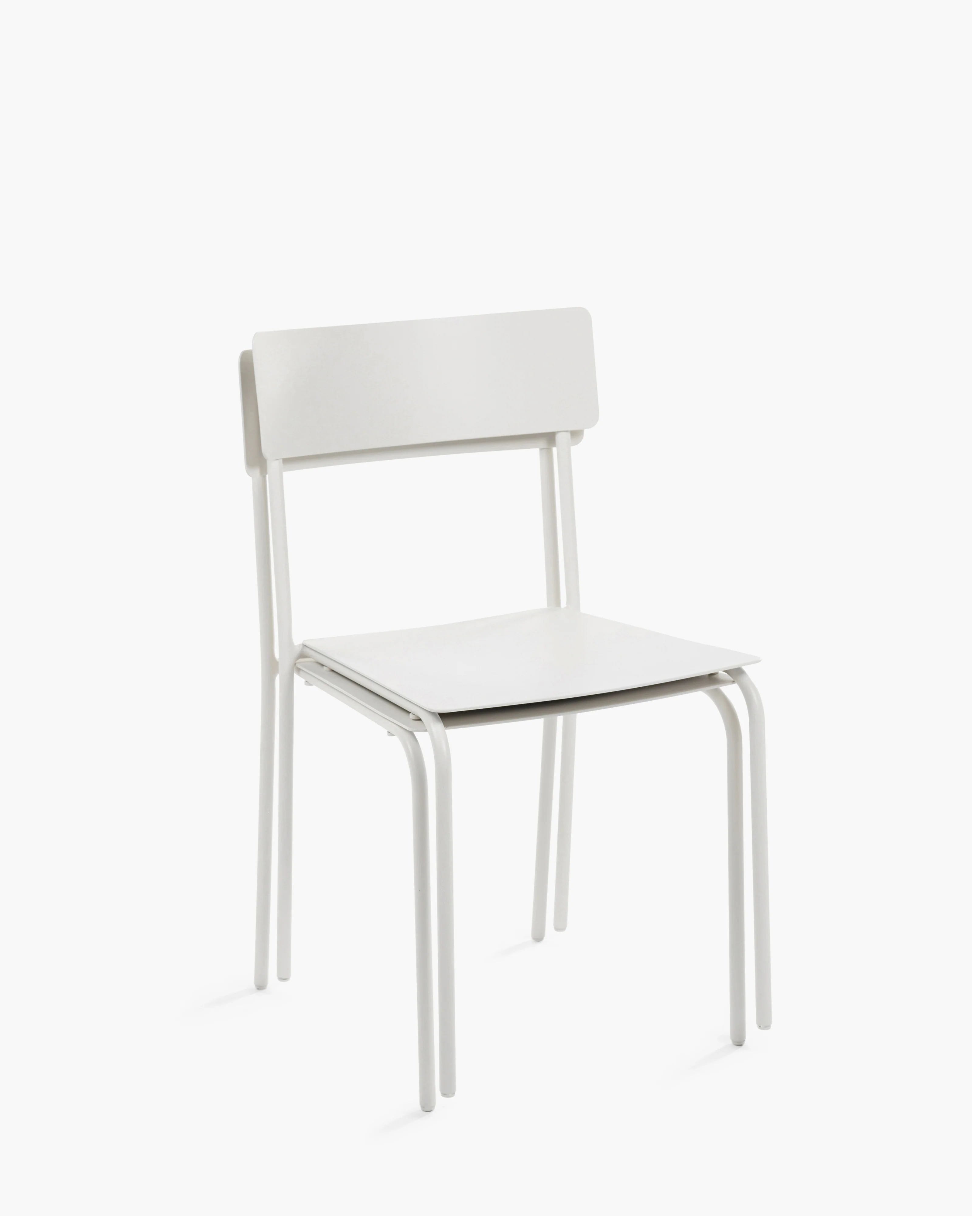 August Aluminum Chair Without Armrests