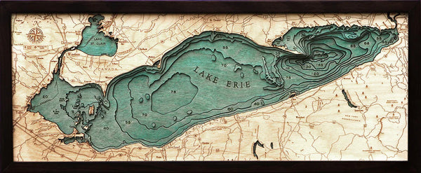 Lake Erie Wood Chart