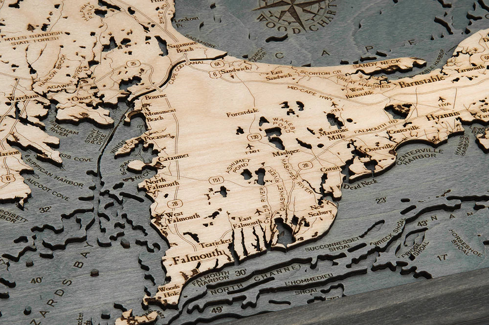 Cape Cod (Small) Wood Chart
