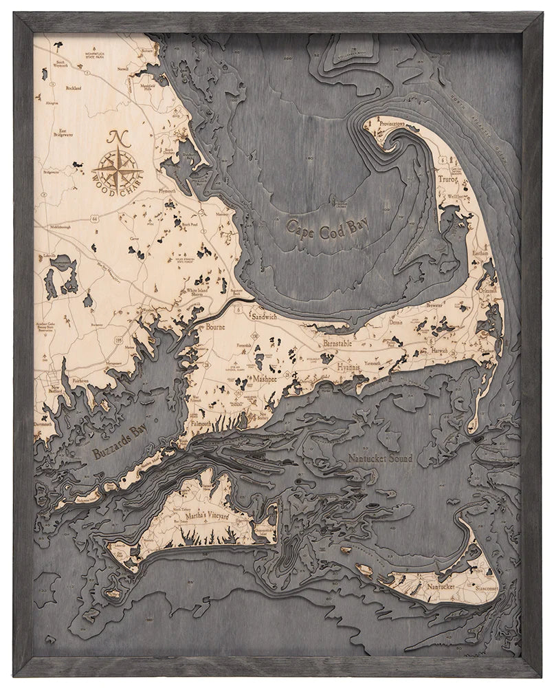 Cape Cod (Large) Wood Chart