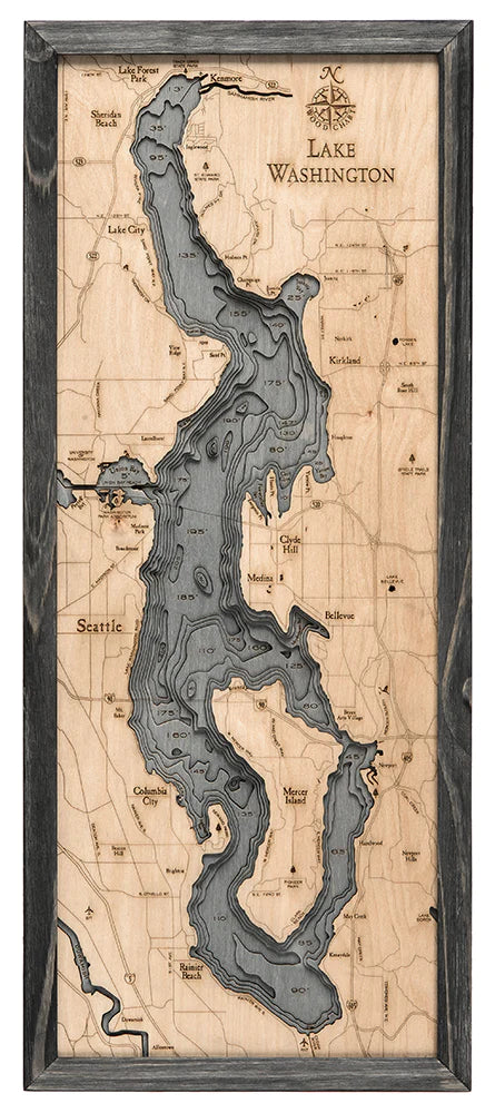 Lake Washington Wood Chart