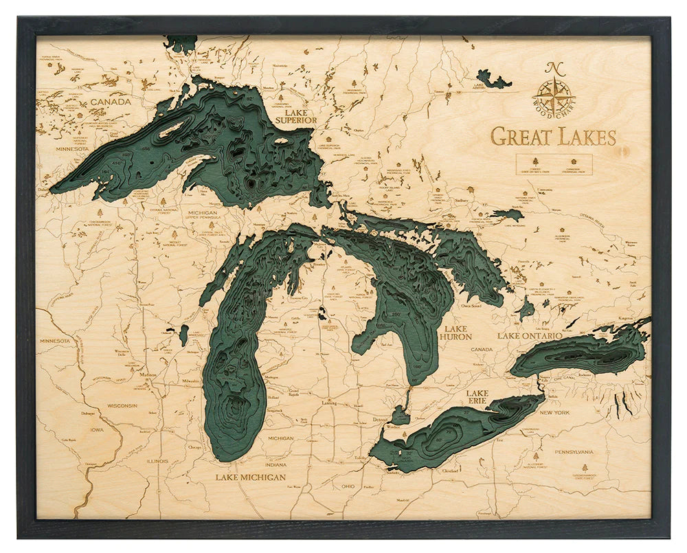 Great Lakes Wood Chart