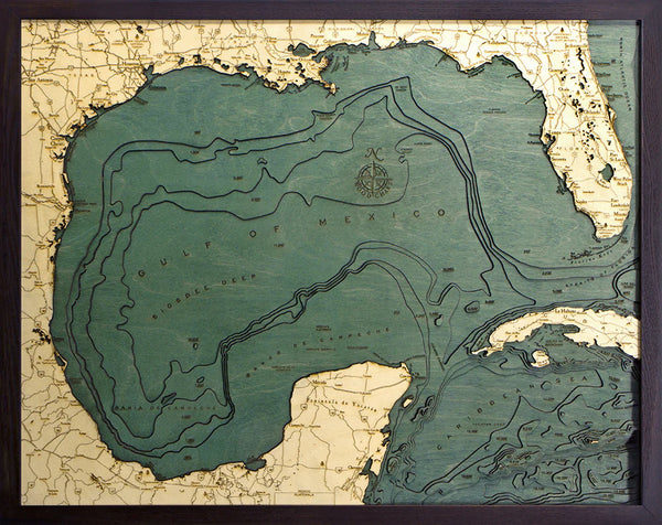 Gulf of Mexico Wood Chart