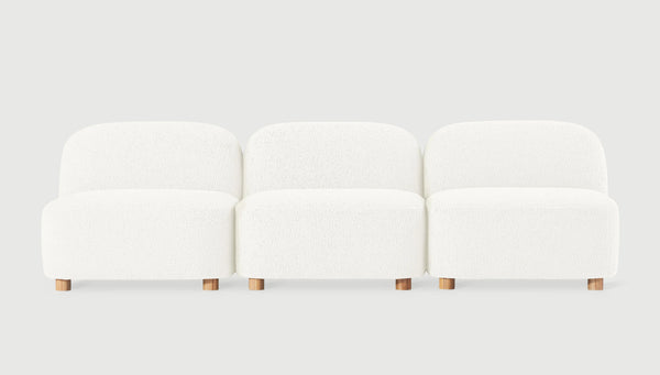 Circuit Modular 3-pc Armless Sofa